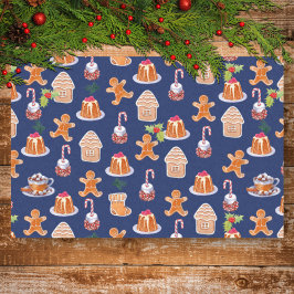 Seda Papel de Tecido de Desserts de Natal