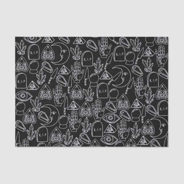 Seda Papel de Tecido de Halloween (Frente )