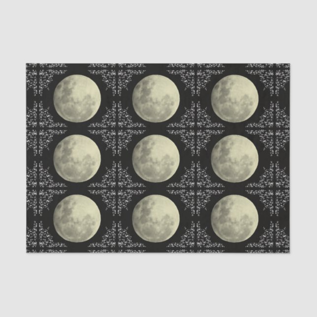 Seda Papel de Tecido de Lua Completa (Frente )