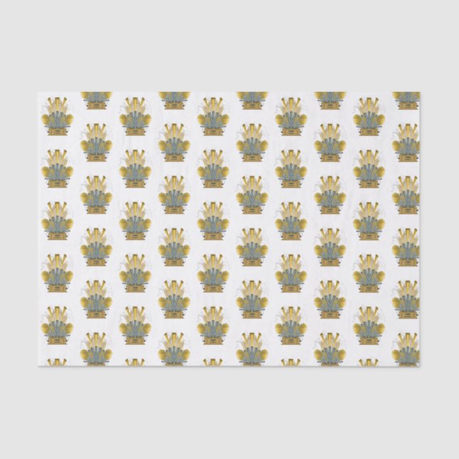 Seda Papel de Tecido de Máquina Musical (Frente )