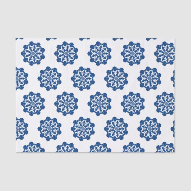 Seda Papel de Tecido de Oferta do Azure Elegance (Frente )