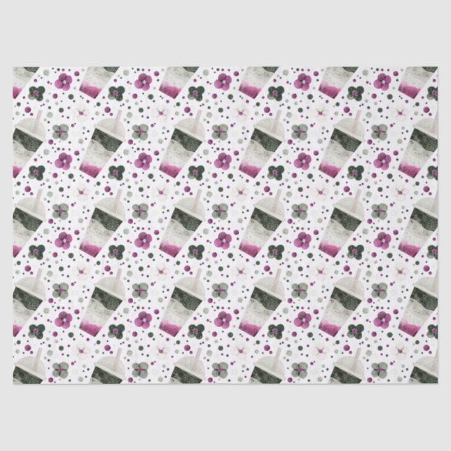 Seda Papel de Tecido de Orgulho Asexual (Frente )
