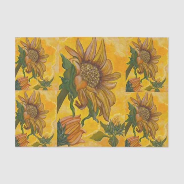 Seda Papel de Tecido de outono (Frente )