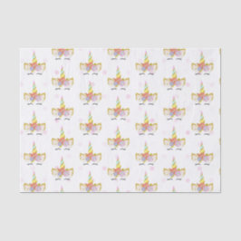 Seda Papel de Tecido de Padrão de Bolinhas Unicorn