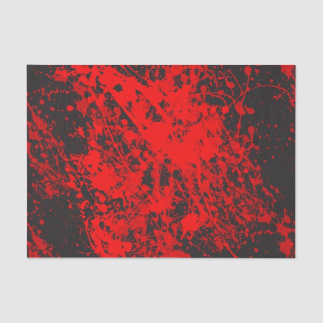 Seda Papel de Tecido de Pincel Vermelho (Frente )