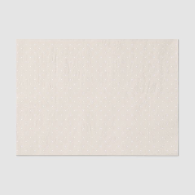 Seda Papel de Tecido de Pontos Neutros Funky (Frente )