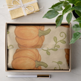 Seda Papel de Tecido de Pumpkin Cujo Tecido é Gentil - 
