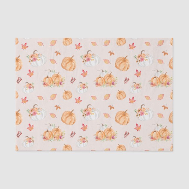 Seda Papel de Tecido de Pumpkin Patch (Frente )