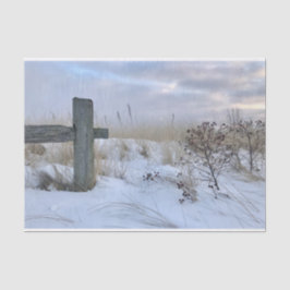 Seda Papel de Tecido de Quebra do Presente na Praia