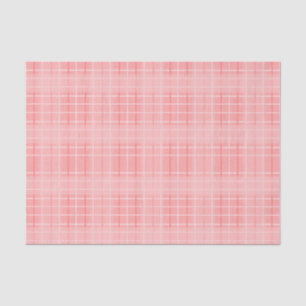 Seda Papel de tecido de Xadrez branca e cor-de-rosa emp