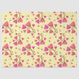 Seda Papel de Tecido Decorativo Pétalas Coradas