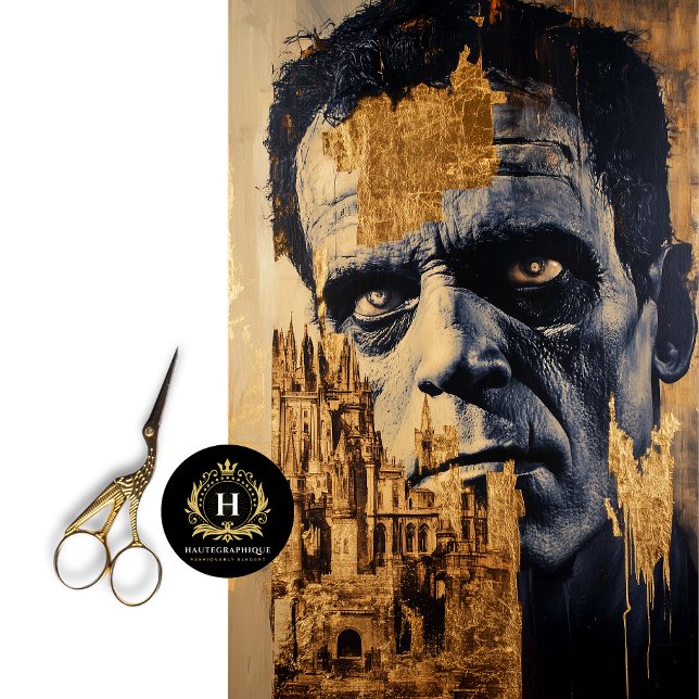 Seda Papel de Tecido Decoupage Frankenstein (Criador carregado)