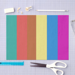 Seda Papel de Tecido Decoupage Múltiplas Cores Sólidas