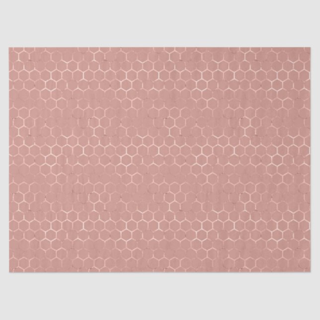 Seda Papel de Tecido Design 3 da Série Bee Dourada (Frente )