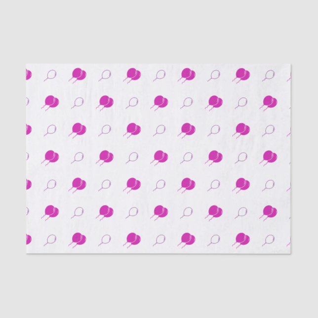 Seda Papel de Tecido do Balão Rosa (Frente )