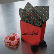 Papel de Tecido do Namorados Rainbow Pried