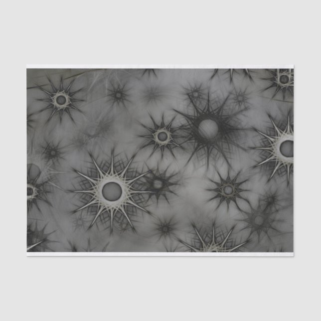 Seda Papel de tecido em flocos de neve do gótico (Frente )