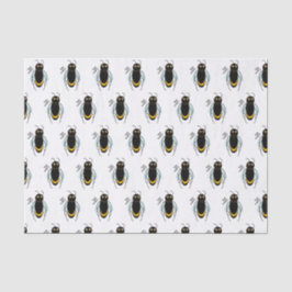 Seda Papel de Tecido Feliz da Bee