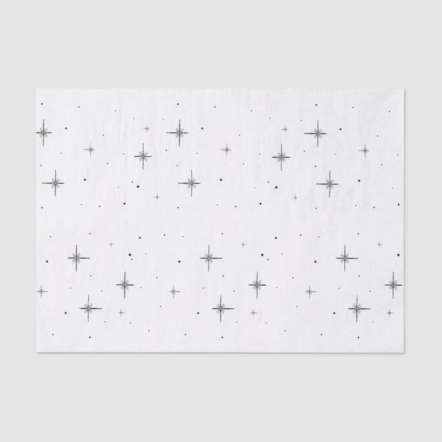 Seda Papel de Tecido Feriado Starry | Quebra de Present (Frente )