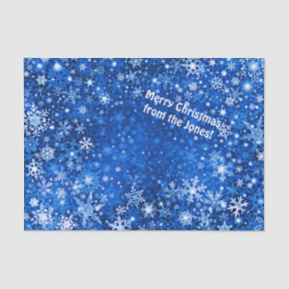 Seda Papel de Tecido Flasto de Neve Personalizado