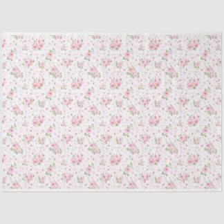 Seda Papel de Tecido Floral do rico