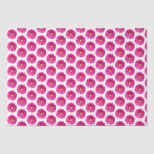Seda Papel de Tecido Floral Rosa Quente