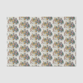 Seda Papel de Tecido FOLK ART