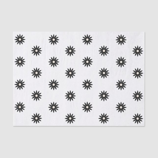 Seda Papel de Tecido Funky Daisy (Frente )