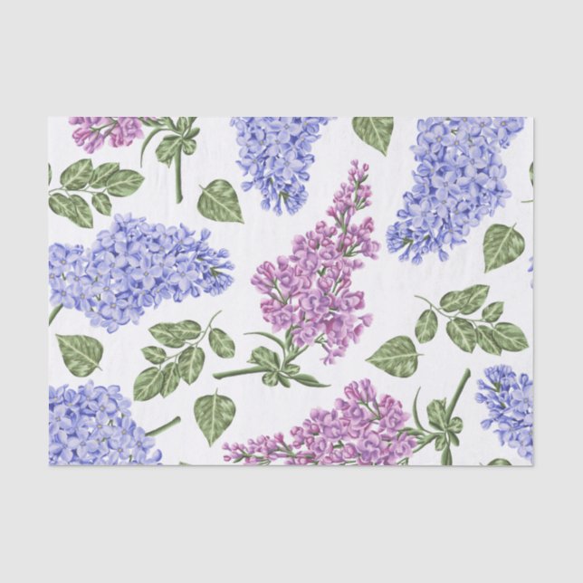 Seda Papel de Tecido Hyacinth (Frente )