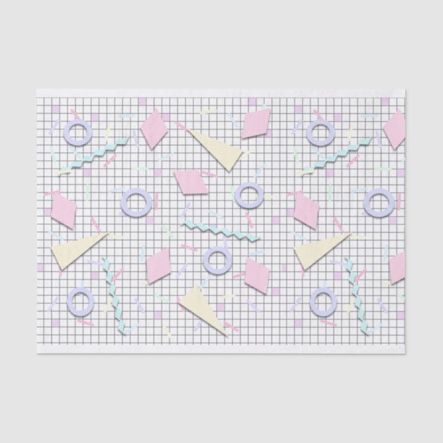 Seda Papel de tecido Impressão de algodão doce Pastel G (Frente )
