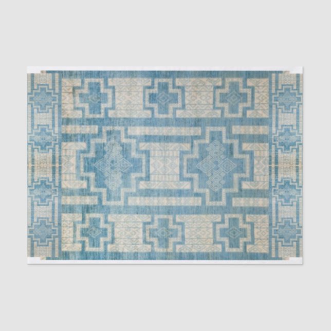 Seda Papel de Tecido Indigo (Frente )