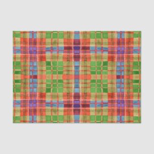 Seda Papel de Tecido MAC RAE TARTAN