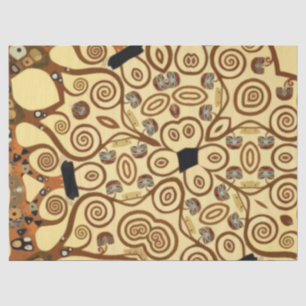 Seda Papel de Tecido Motivo do Klimt
