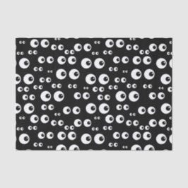 Seda Papel de Tecido no Olho Negro e Branco