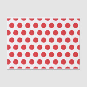 Seda Papel de Tecido para Bolinhas de Aquarela Vermelha