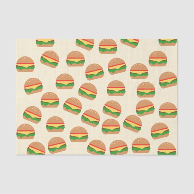Seda Papel de Tecido para Burgers (Frente )