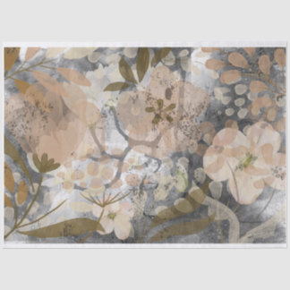 Seda Papel de Tecido para Decoupage Tom de Terra Pétala