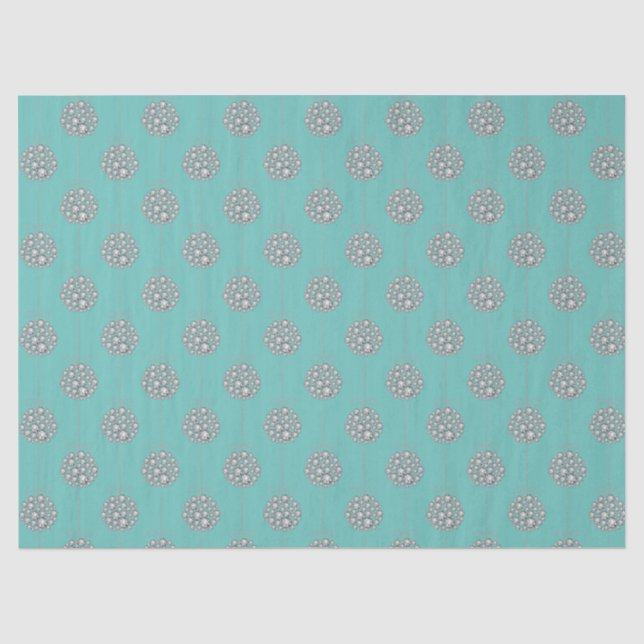 Seda Papel de Tecido para Ornamentos Diamantes (Frente )