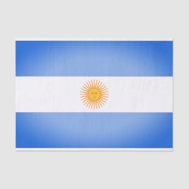 Seda Papel de Tecido para Presente na Argentina (Frente )