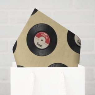 Seda Papel de Tecido para Registro de Vinilo Retroativo