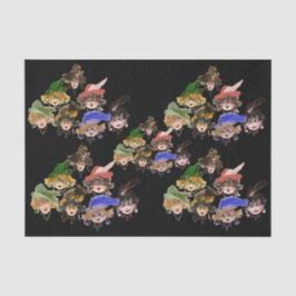 Seda Papel de Tecido para Senhoras Whimsical