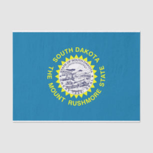 Seda Papel de tecido Patriótico com bandeira de Dakota