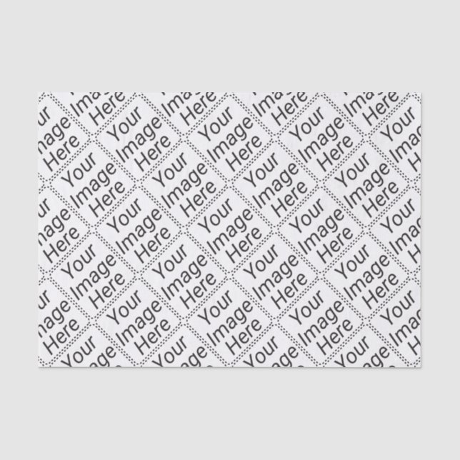 Seda Papel de Tecido Personalizado (Frente )