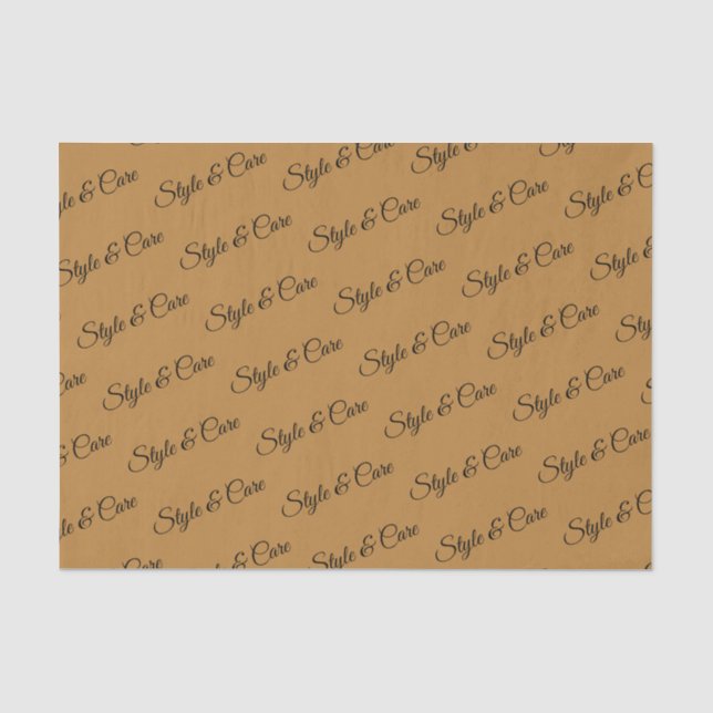 Seda Papel de Tecido Personalizado com Impressão de Pad (Frente )