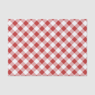 Seda Papel de Tecido Picnic Red Gingham - Parto de Cook