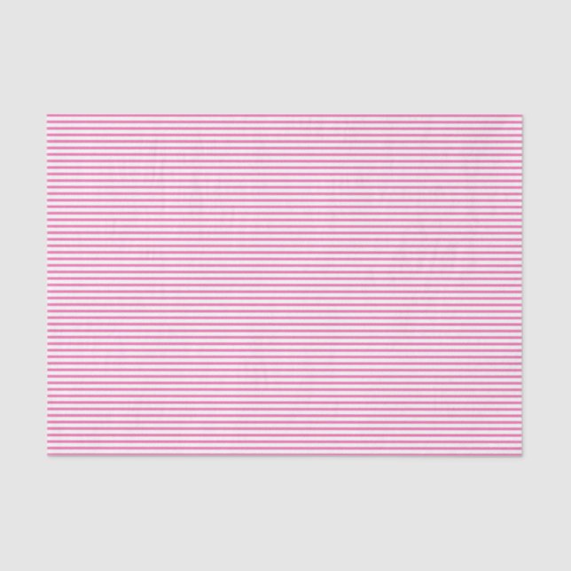 Seda Papel de Tecido Pinstripe Rosa (Frente )
