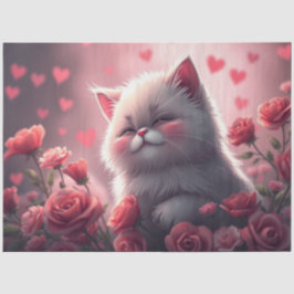 Seda Papel de Tecido Romântico Colorido