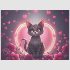 Seda Papel de Tecido Romântico Colorido