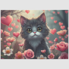 Seda Papel de Tecido Romântico Colorido