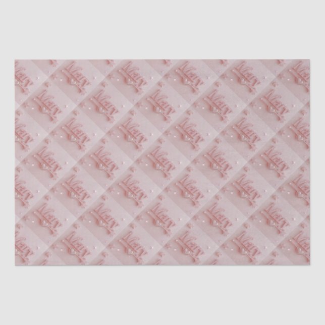 Seda Papel de Tecido Rosa Maria Starry (Frente )